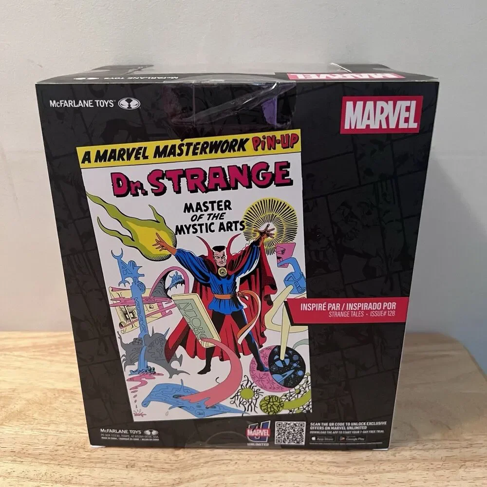 McFarlane Marvel Dr Strange Red Platinum 1:10 Statue #128 NEW